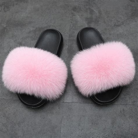 pink gucci men slippers fur|Gucci designer fluffy slippers.